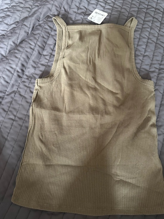 We The Free Tops - We The Free Ribbed Tank Top in Olive Green